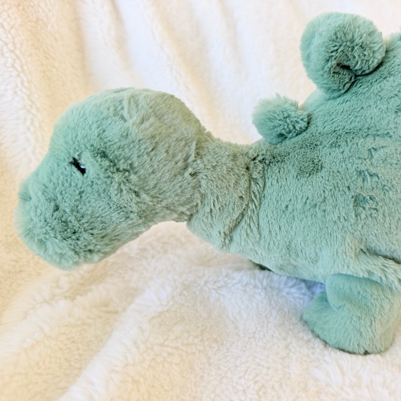 Jellycat Fossilly Stegosaurus Green Plush Dinosaur - Retired - Medium - Picture 6 of 15